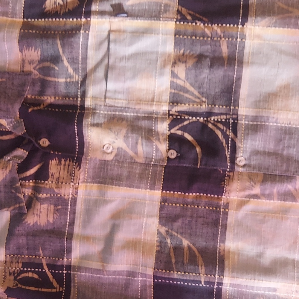 Mens Koman Jeans Button Down Short Sleeve shirt front pocket. Casual/ work XL